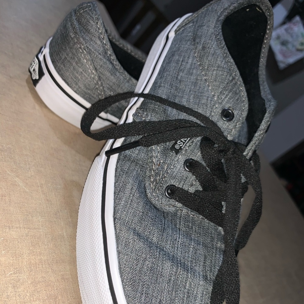 Vans Grey Denim Sneakers
